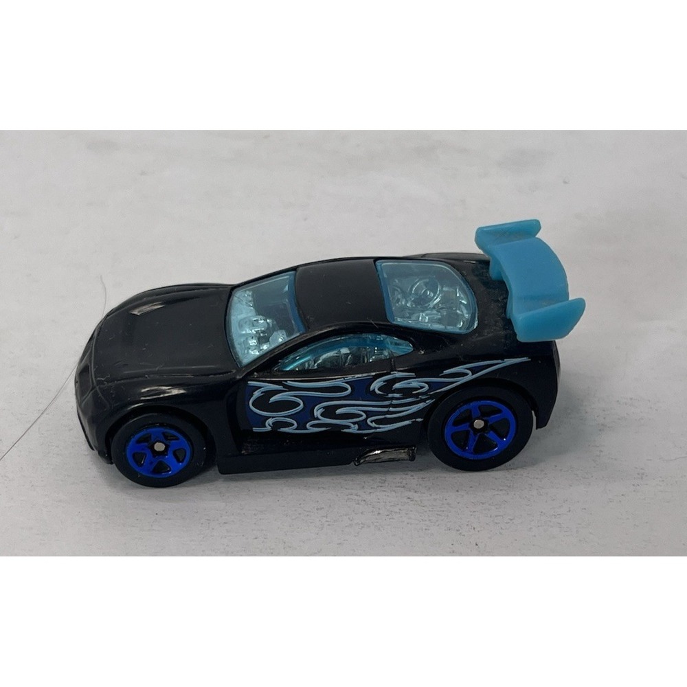 Hot Wheels Power Rage Hammer & Hoop Stunt 2008 1/64 Diecast Black‎ & Blue